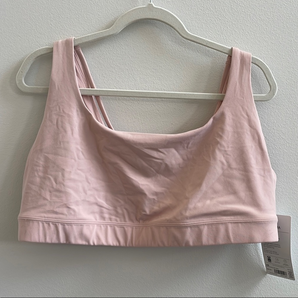 NWT Athleta Pink 2X D-DD Exhale Sports Bra